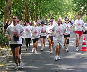Halbmarathon-Laufgruppe