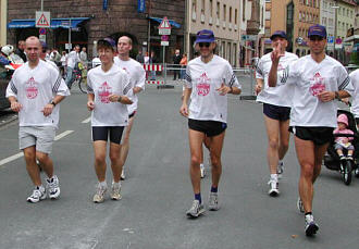 Halbmarathon-Laufgruppe