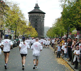 Halbmarathon-Laufgruppe