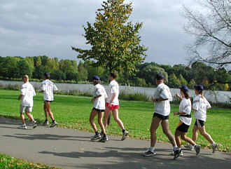 Halbmarathon-Laufgruppe