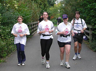 Halbmarathon-Laufgruppe