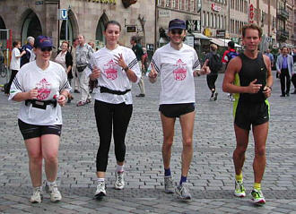 Halbmarathon-Laufgruppe