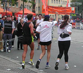 Halbmarathon-Laufgruppe